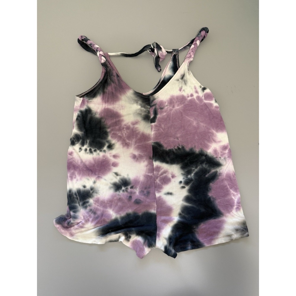 Becca by Rebecca Virtue Tide Pool Tie Dye Romper, Size S. H3